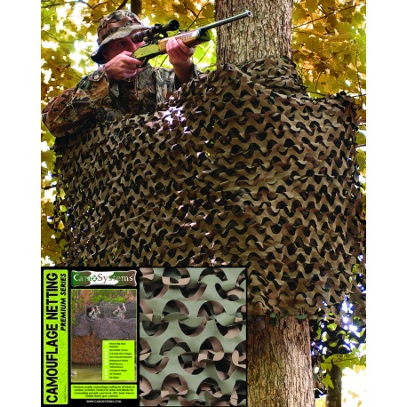 FILET CAMOUFLAGE MILITAIRE ULTRA-LITE 2.4 X 6 METRES