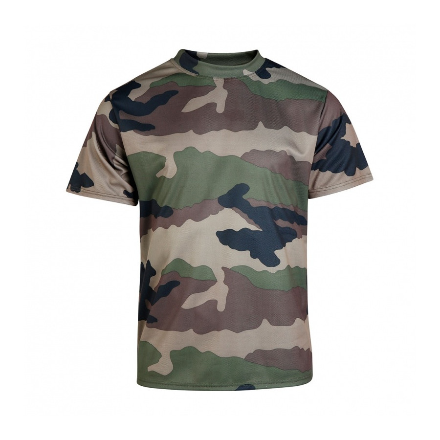 T-SHIRT MILITAIRE RESPIRANT EASY CLIM CAM CE