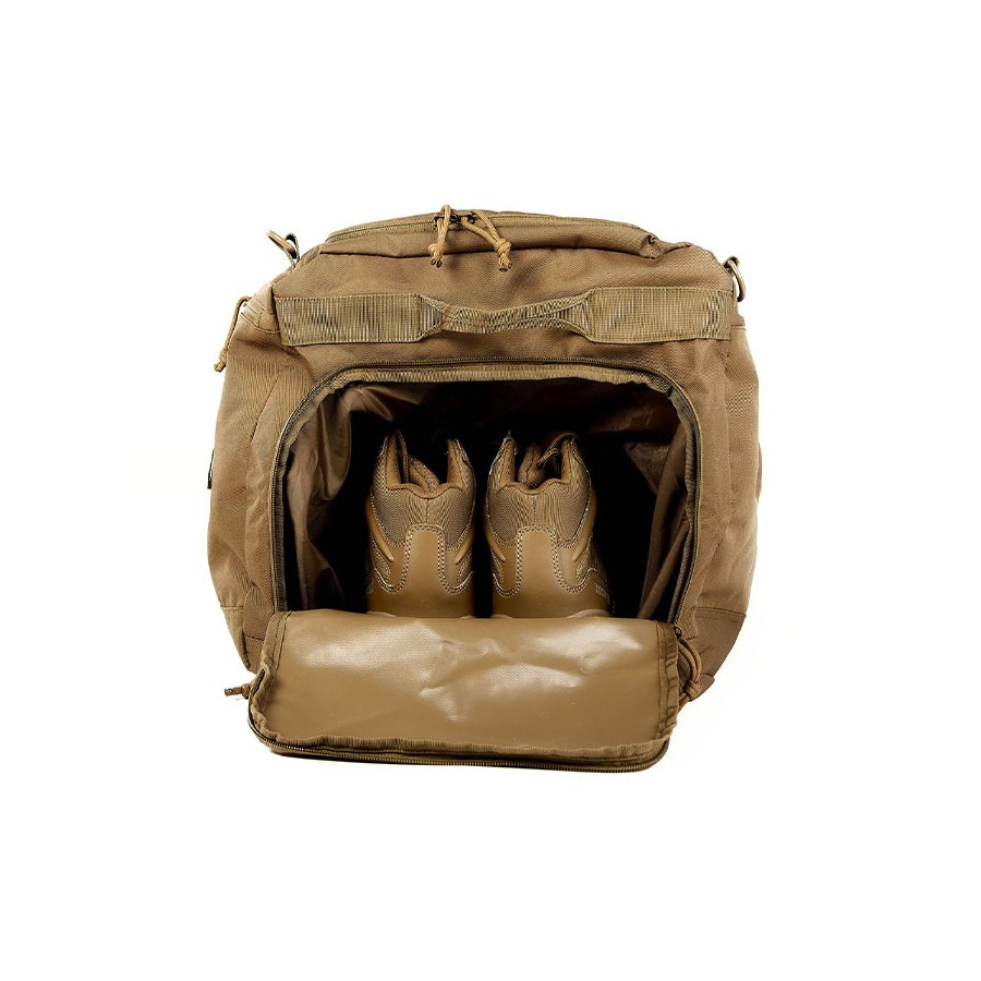 SAC DE TRANSPORT MILITAIRE TRANSALL A10 EQUIPMENT 90 LITRES TAN