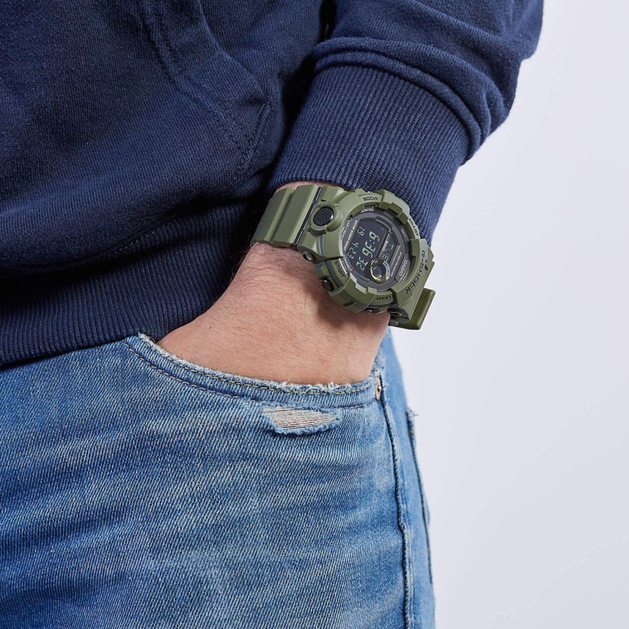 MONTRE MILITAIRE G-SHOCK G-SQUAD GBD-800UC VERT OD