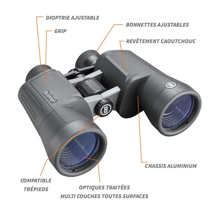 JUMELLES BUSHNELL POWERVIEW 2 10X50 MM