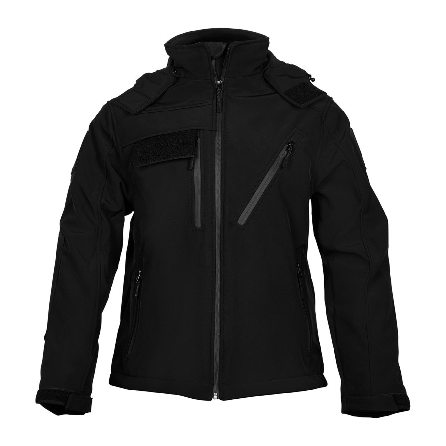 SOFTSHELL SÉCURITÉ AVEC DOUBLURE POLAIRE AMOVIBLE ÉLITE III ARES NOIR