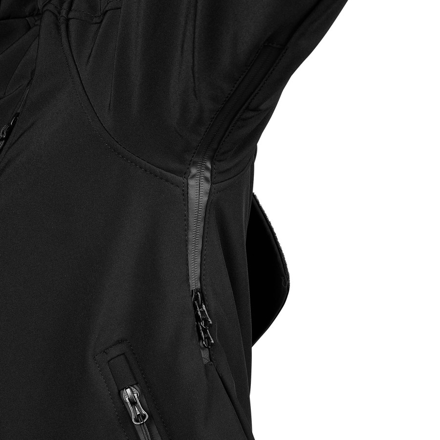 SOFTSHELL SÉCURITÉ AVEC DOUBLURE POLAIRE AMOVIBLE ÉLITE III ARES NOIR