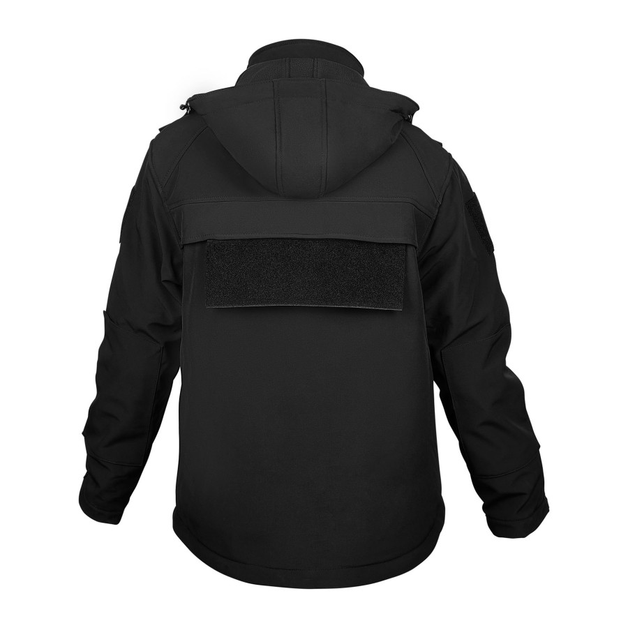 SOFTSHELL SÉCURITÉ AVEC DOUBLURE POLAIRE AMOVIBLE ÉLITE III ARES NOIR