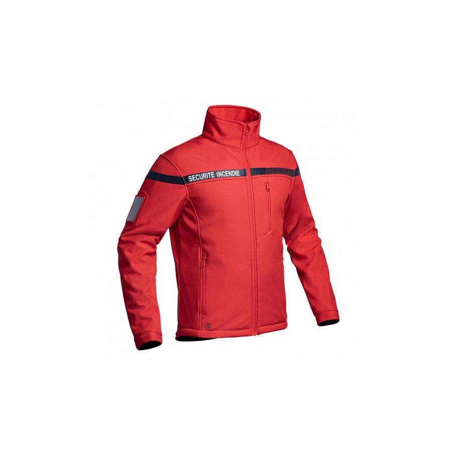 SOFTSHELL SECU ONE SSIAP ROUGE