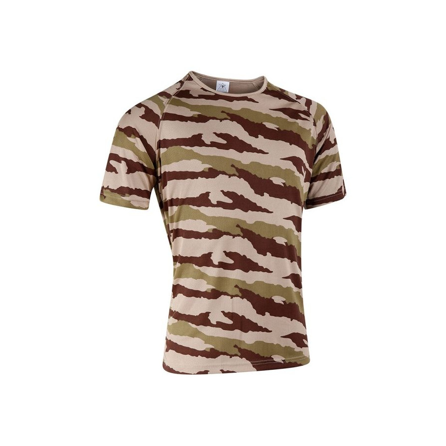 T-SHIRT MILITAIRE ARES  RESPIRANT EASY CLIM CAM DESERT