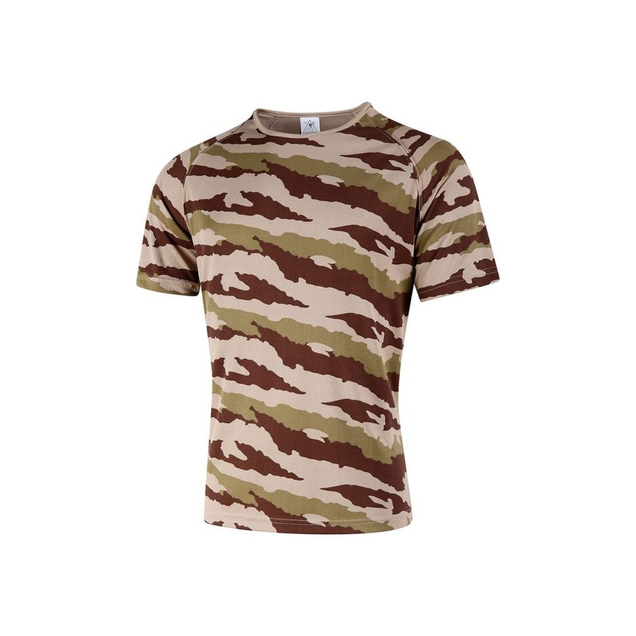 T-SHIRT MILITAIRE ARES  RESPIRANT EASY CLIM CAM DESERT