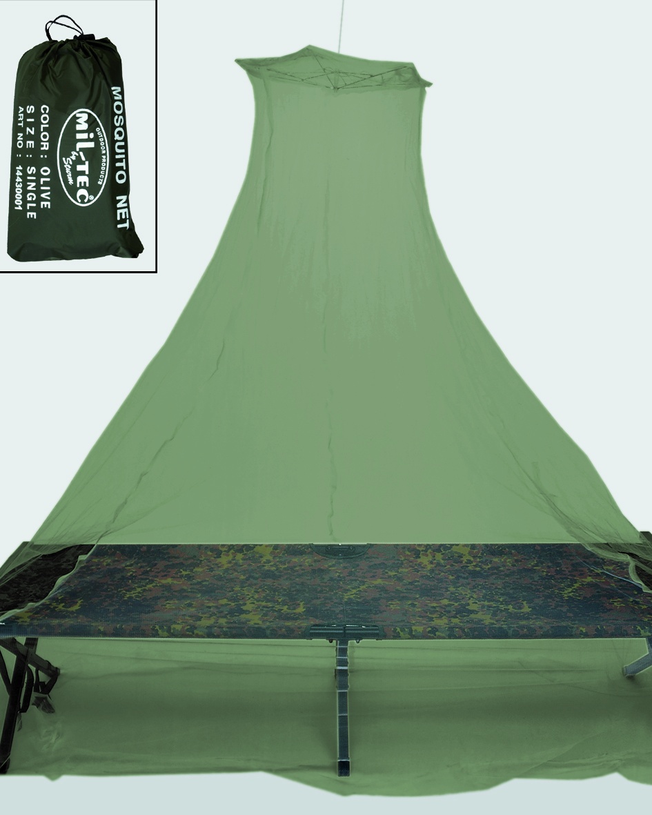 Tente Dôme Moustiquaire Rothco pour lit de camp militaire bushcraft