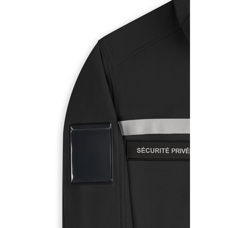 POLAIRE SECURITE PRIVEE GK SAFETEK AVEC BANDES HV