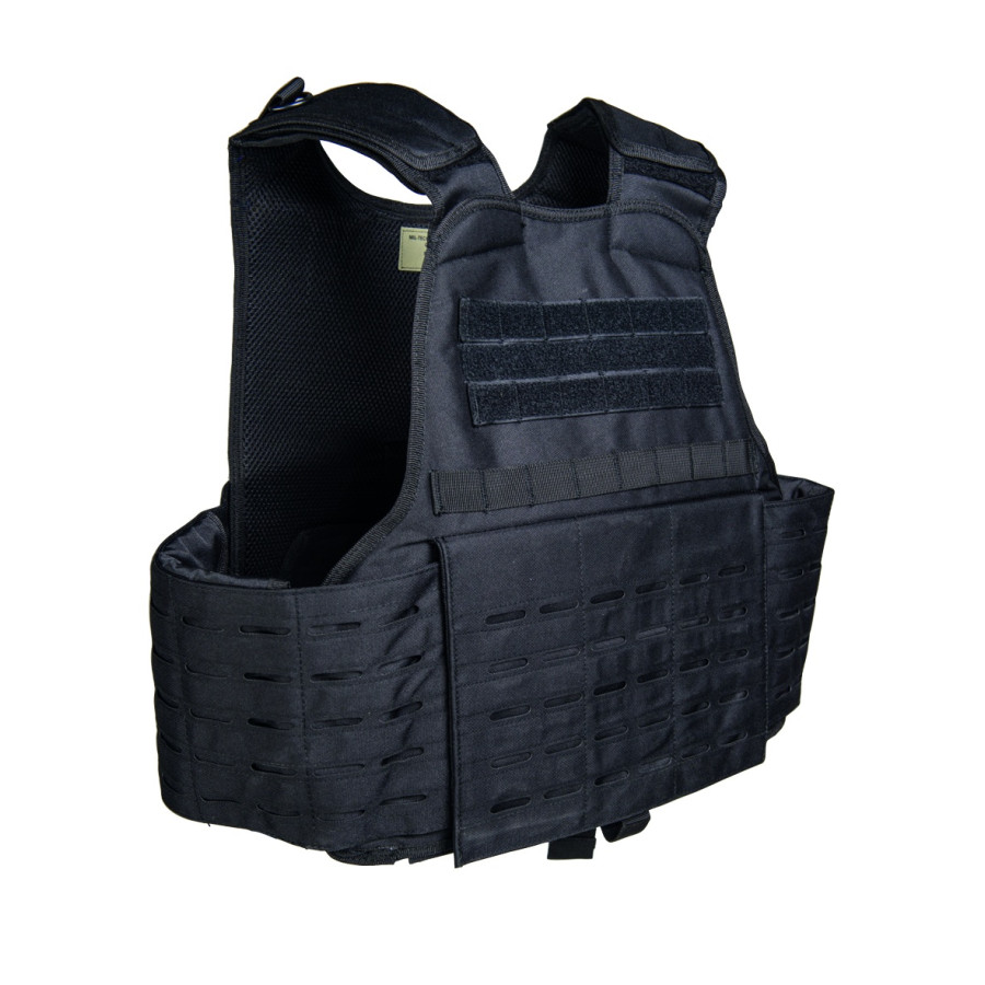 GILET TACTIQUE LASER CUT MIL-TEC NOIR